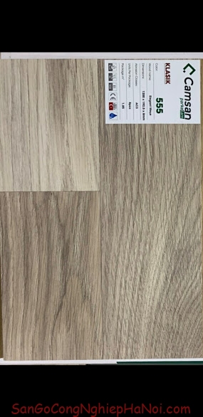 sàn gỗ camsan 555-8mm